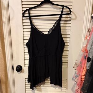 Torrid Black Lace Camisole Top